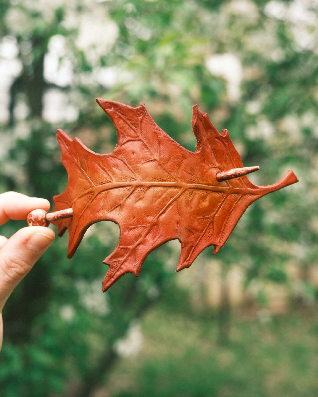 Autumn Leaf Hair Barrette