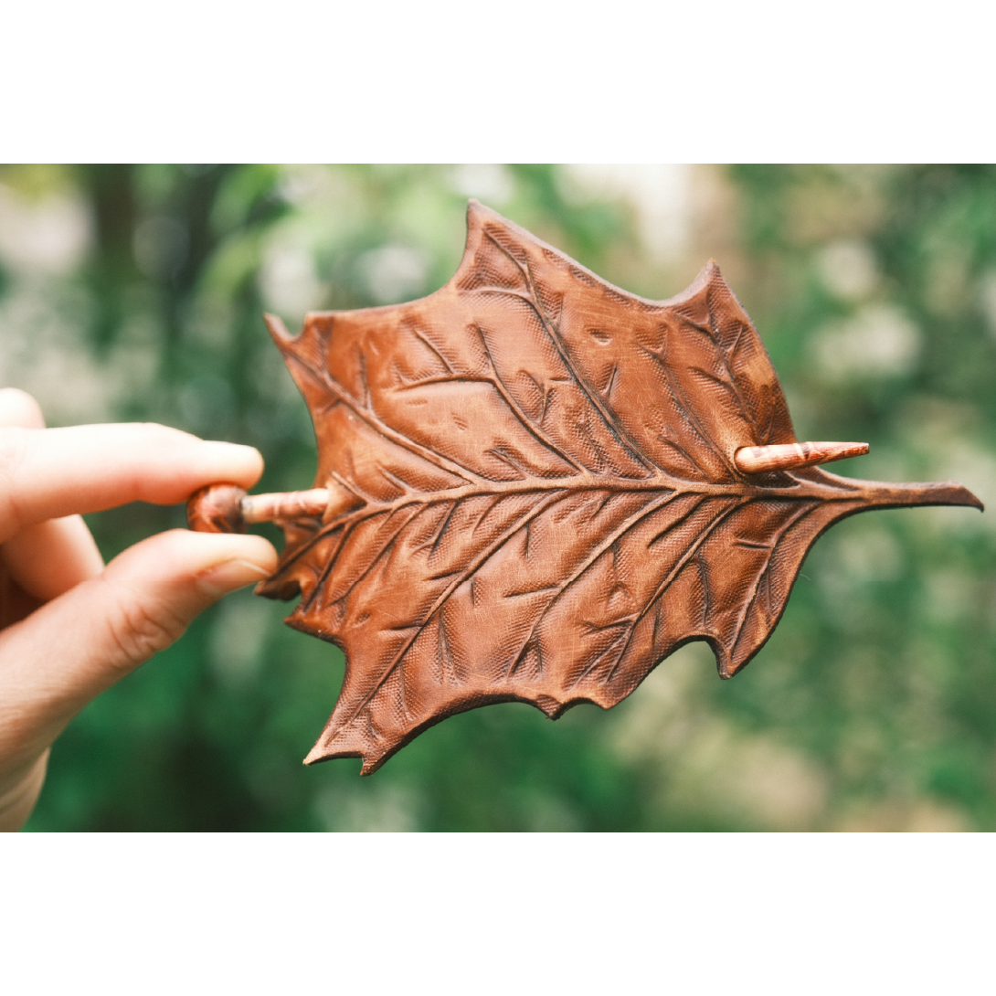 Autumn Leaf Hair Barrette