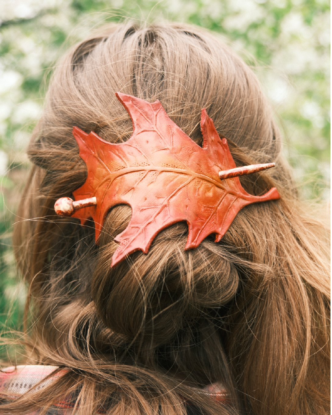 Autumn Leaf Hair Barrette