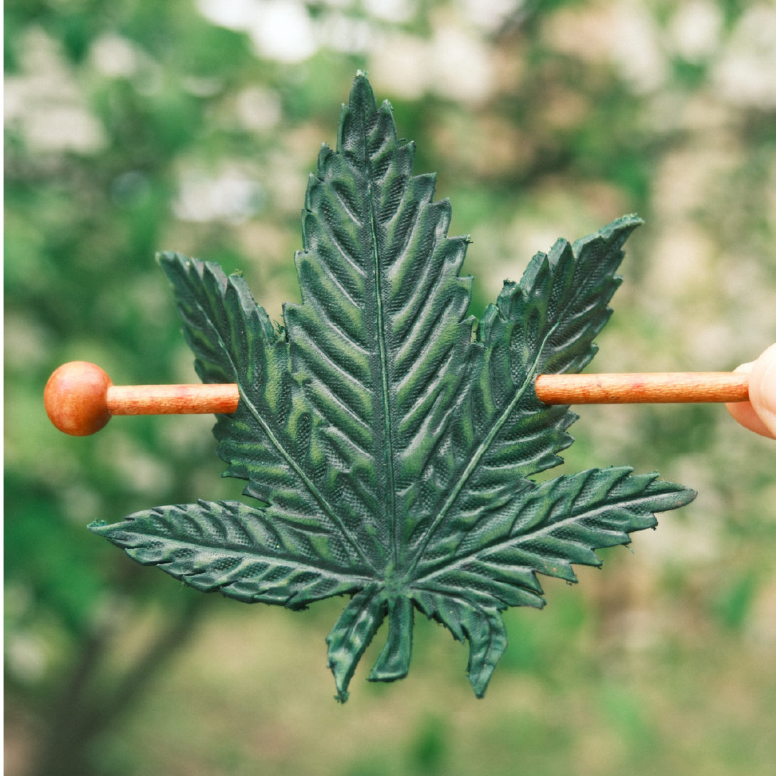 Sweet Leaf Hair Barrette