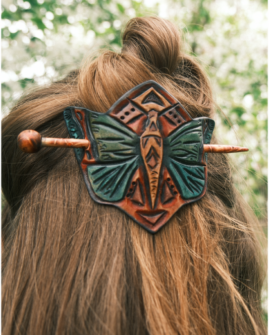 Moth Hair Barrette