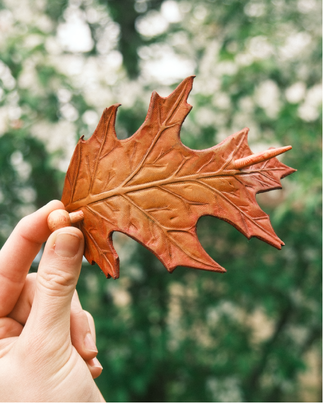 Autumn Leaf Hair Barrette