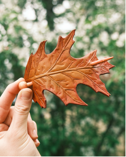 Autumn Leaf Hair Barrette