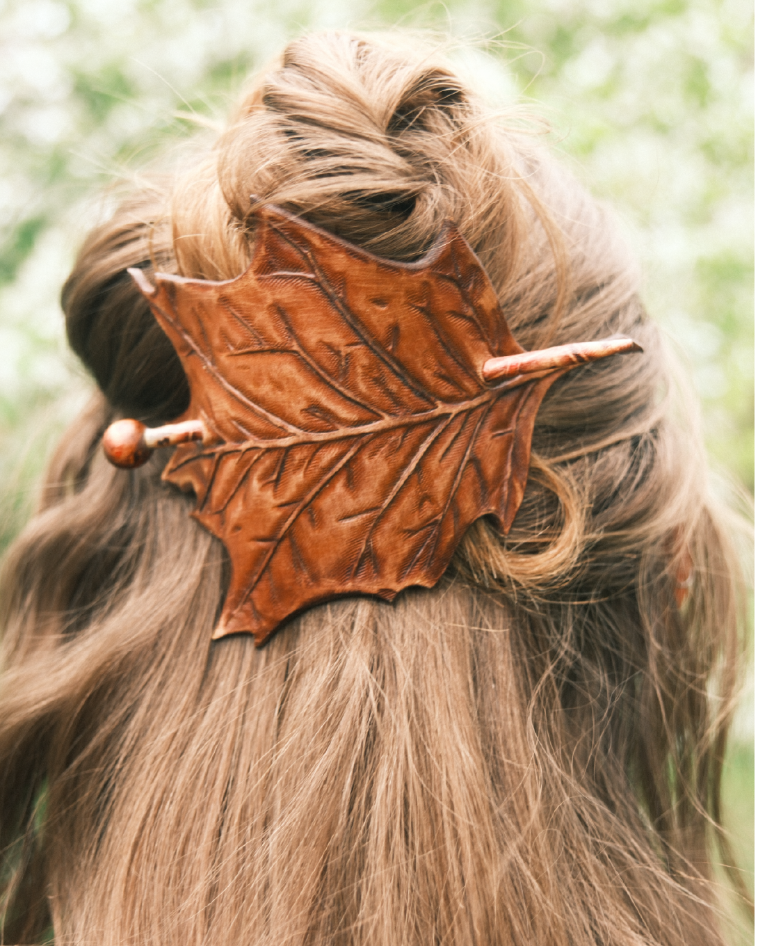 Autumn Leaf Hair Barrette