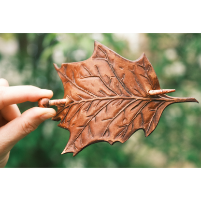 Autumn Leaf Hair Barrette