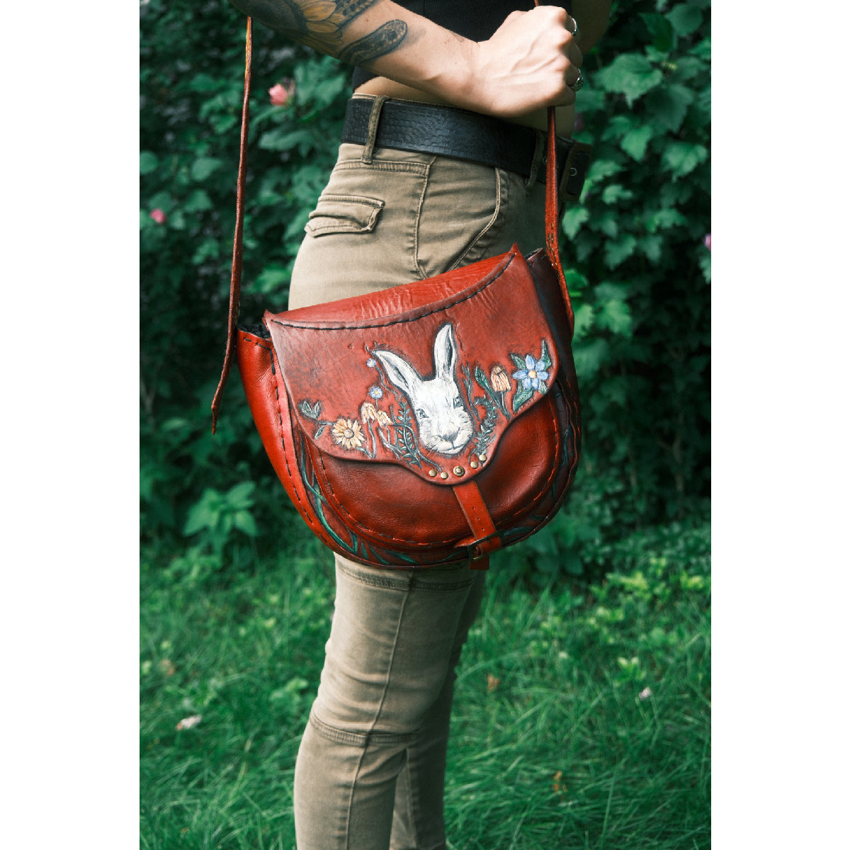 White Rabbit Wildflower Bag
