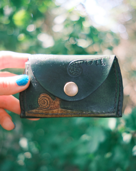 Snail & Fern Coin Purse