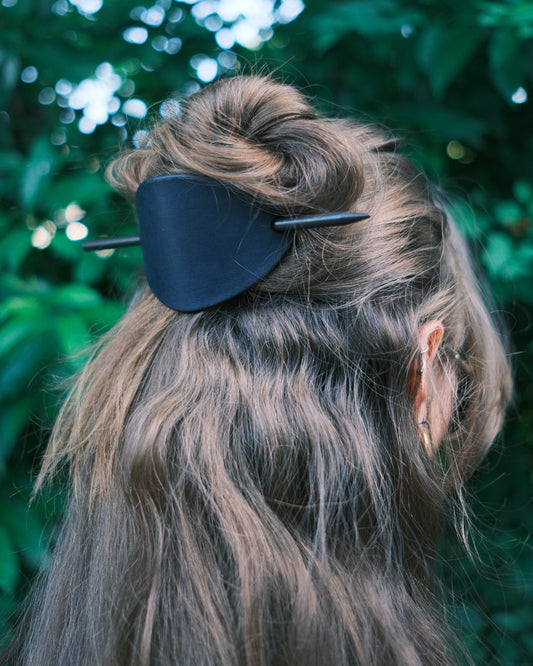 Dark Blue Hair Barrette